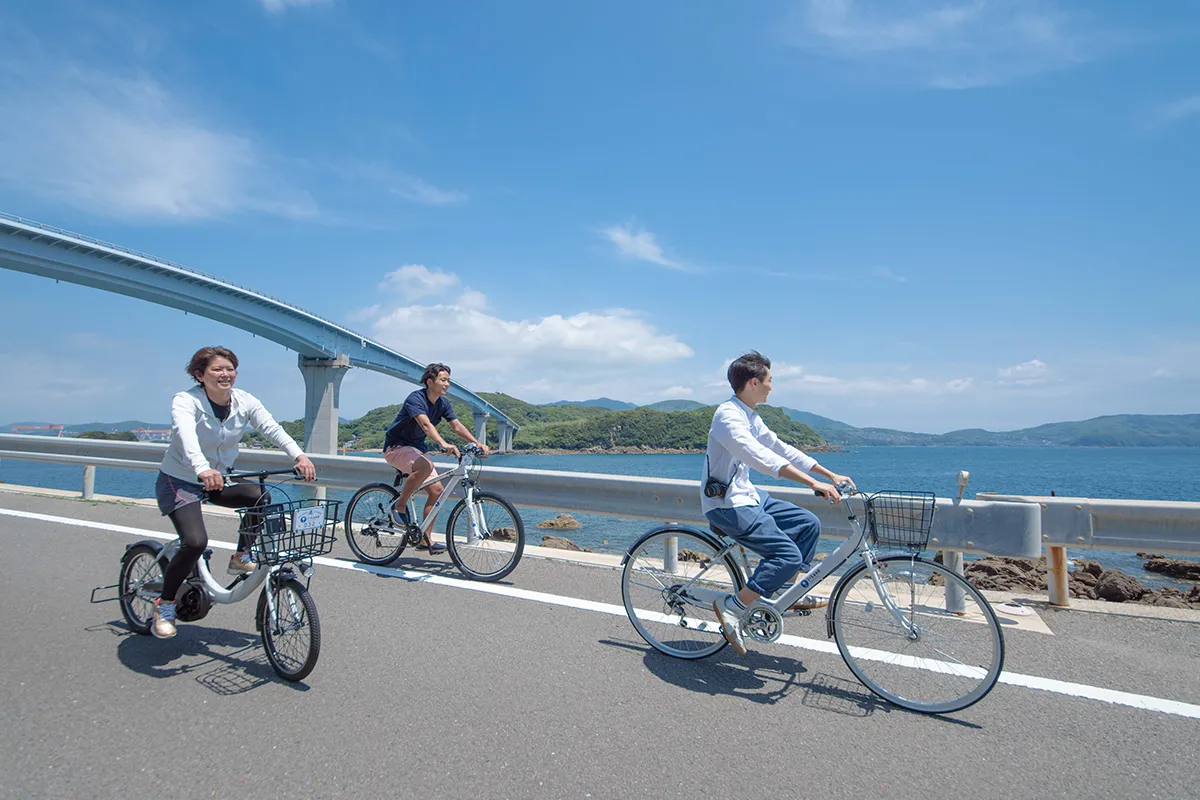 自転車で島を駆け巡ろう