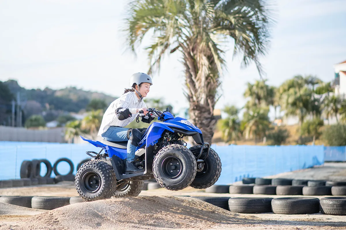 日本最大級のギミックのコースを走り抜けよう